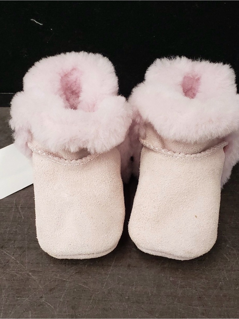 Authentic UGG Baby Lassen Suede Booties S/M